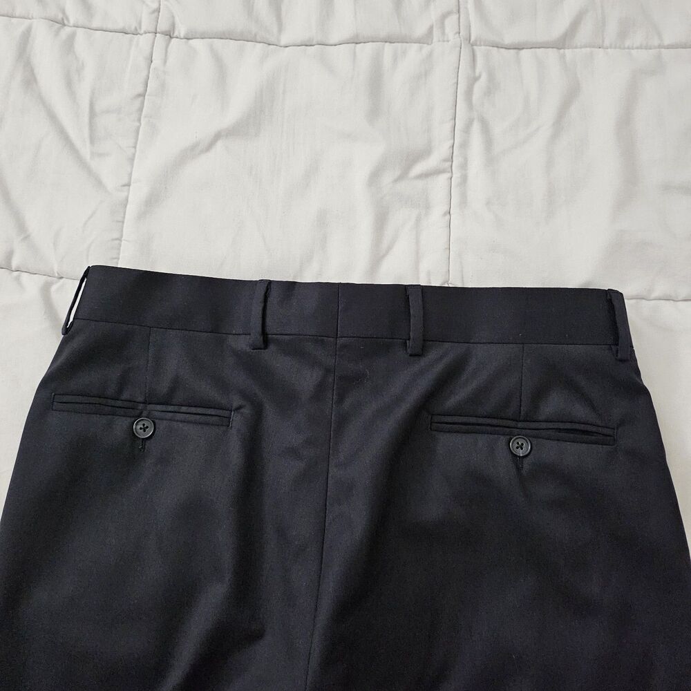Brooks Brothers 1818 Milano Suit Jacket 40S & Pants 34 Dark Blue Wool Set Italy - Picture 12 of 15
